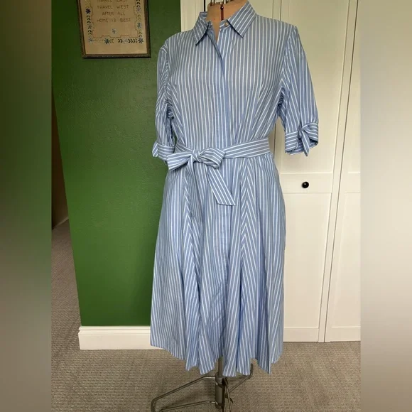 Calvin Klein | Dresses | Calvin Klein Blue Striped Shirt Dress | Poshmark Calvin Klein | Dresses | Calvin Klein Blue Striped Shirt Dress | Poshmark